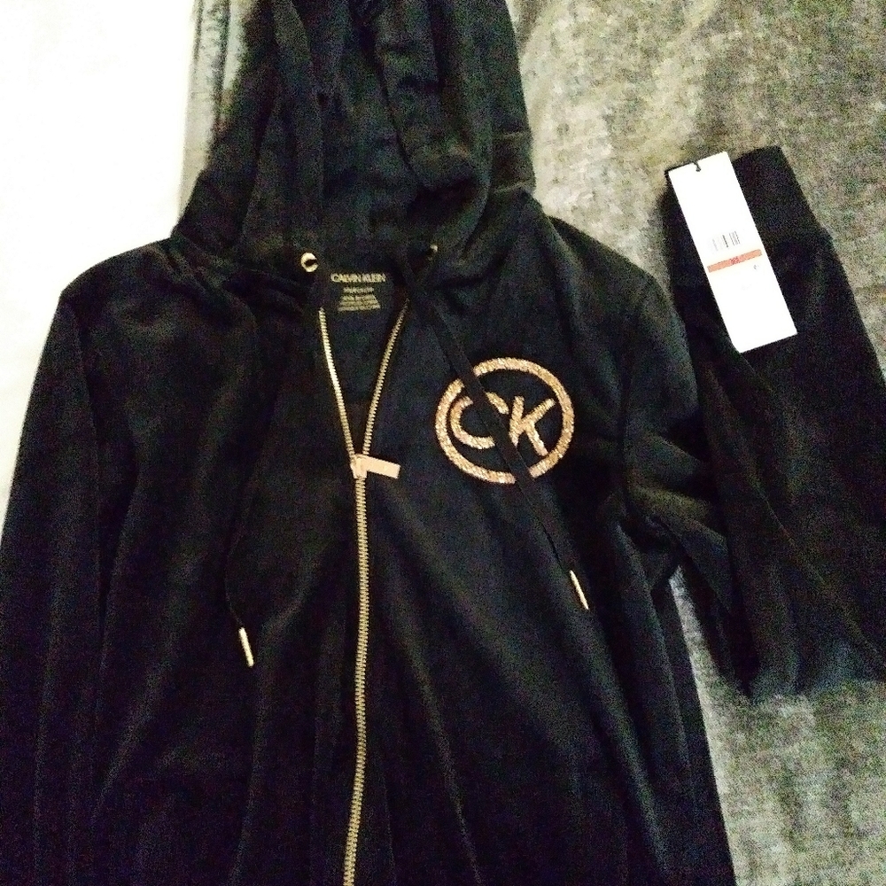 Calvin Klein zip up sweatshirt